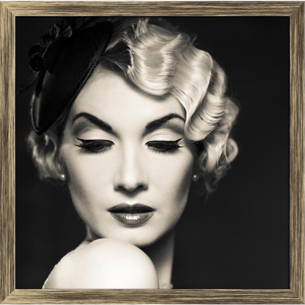 ArtzFolio Monochrome Picture of Elegant Retro Woman D1 Canvas Painting Synthetic Frame-Paintings Synthetic Framing-AZ5006028ART_FR_RF_R-0-Image Code 5006028 Vishnu Image Folio Pvt Ltd, IC 5006028, ArtzFolio, Paintings Synthetic Framing, Fashion, Portraits, Photography, monochrome, picture, of, elegant, retro, woman, d1, canvas, painting, synthetic, frame, framed, print, wall, for, living, room, with, poster, pitaara, box, large, size, drawing, art, split, big, office, reception, kids, panel, designer, decor