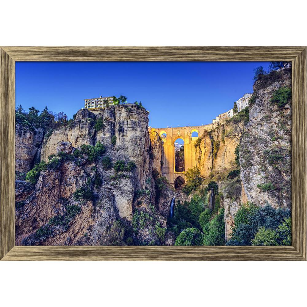 ArtzFolio Ronda, Spain at Puente Nuevo Bridge Canvas Painting Synthetic Frame-Paintings Synthetic Framing-AZ5006430ART_FR_RF_R-0-Image Code 5006430 Vishnu Image Folio Pvt Ltd, IC 5006430, ArtzFolio, Paintings Synthetic Framing, Landscapes, Places, Photography, ronda, spain, at, puente, nuevo, bridge, canvas, painting, synthetic, frame, framed, print, wall, for, living, room, with, poster, pitaara, box, large, size, drawing, art, split, big, office, reception, of, kids, panel, designer, decorative, amazonbas