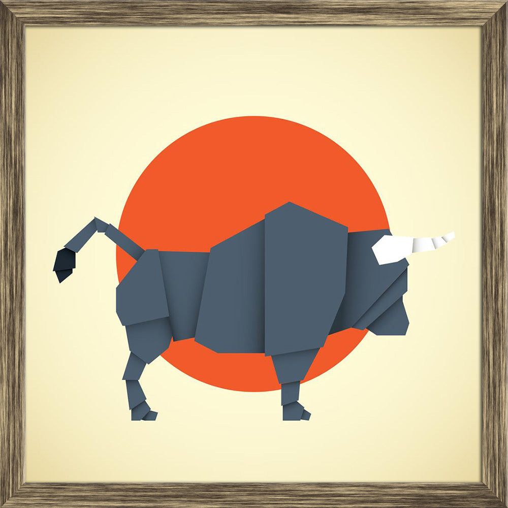 ArtzFolio Origami Buffalo Canvas Painting-Paintings Wooden Framing-AZ5007000ART_FR_RF_R-0-Image Code 5007000 Vishnu Image Folio Pvt Ltd, IC 5007000, ArtzFolio, Paintings Wooden Framing, Animals, Kids, Digital Art, origami, buffalo, canvas, painting, framed, print, wall, for, living, room, with, frame, poster, pitaara, box, large, size, drawing, art, split, big, office, reception, photography, of, panel, designer, decorative, amazonbasics, reprint, small, bedroom, on, scenery, painting, framed, canvas, print