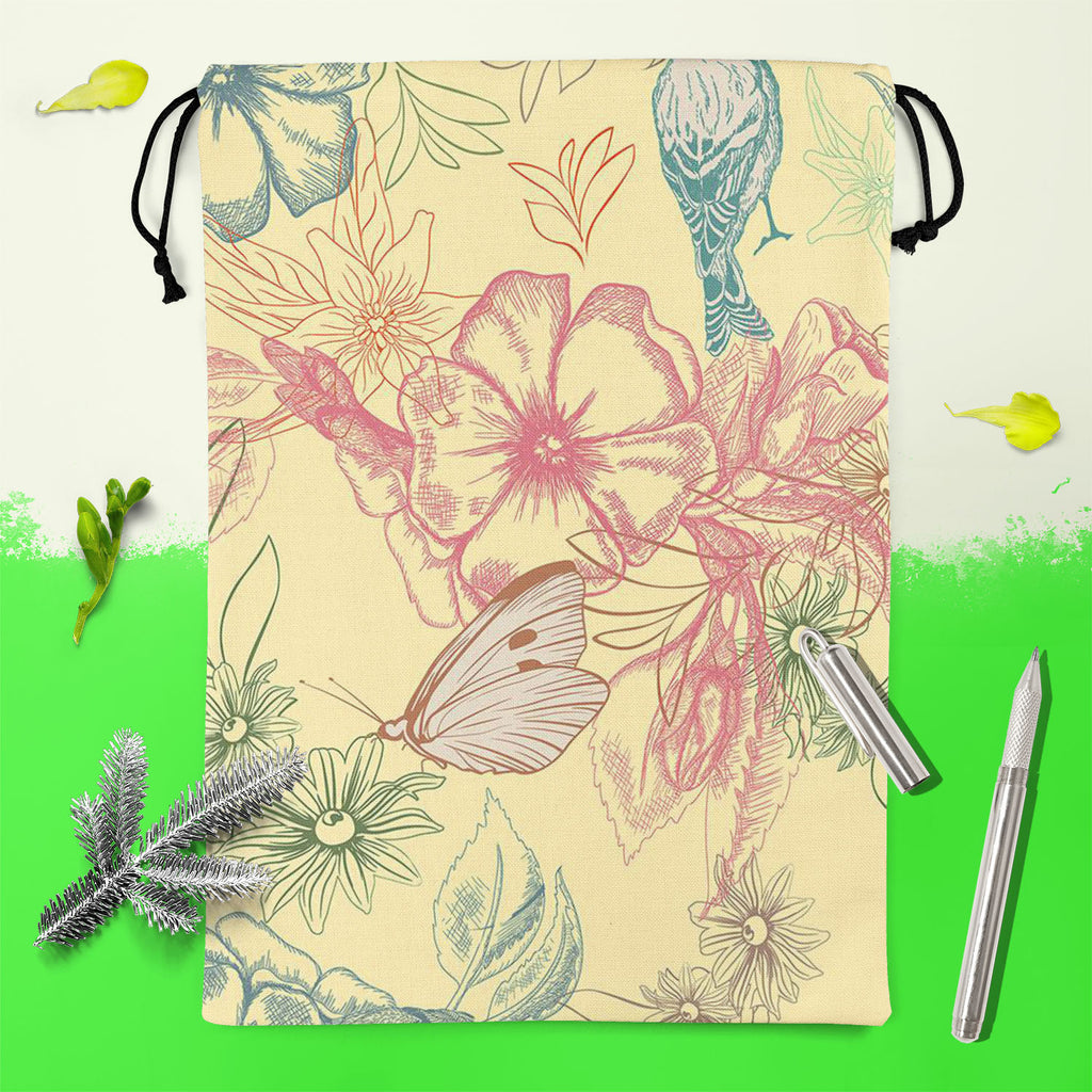 Spring Flowers D4 Reusable Sack Bag | Bag for Gym, Storage, Vegetable & Travel-Drawstring Sack Bags-SCK_FB_DS-IC 5007251 IC 5007251, Abstract Expressionism, Abstracts, Ancient, Birds, Botanical, Decorative, Digital, Digital Art, Fashion, Floral, Flowers, Graphic, Historical, Illustrations, Medieval, Modern Art, Nature, Patterns, Retro, Scenic, Semi Abstract, Signs, Signs and Symbols, Sketches, Vintage, Wildlife, spring, d4, reusable, sack, bag, for, gym, storage, vegetable, travel, primavera, seamless, abst