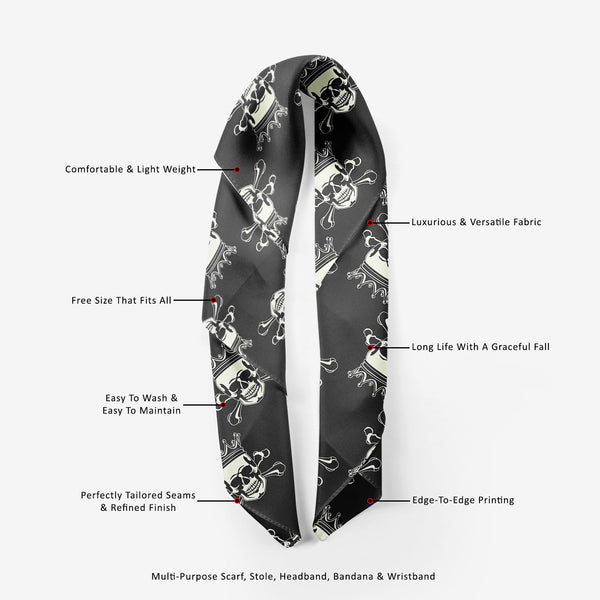Crown Skull Printed Stole Dupatta Headwear | Girls & Women | Soft Poly Fabric-Stoles Basic-STL_FB_BS-IC 5007279 IC 5007279, Ancient, Animated Cartoons, Art and Paintings, Black, Black and White, Caricature, Cartoons, Fashion, Historical, Icons, Illustrations, Love, Medieval, Patterns, Romance, Signs, Signs and Symbols, Symbols, Vintage, crown, skull, printed, stole, dupatta, headwear, girls, women, soft, poly, fabric, pattern, seamless, skulls, calavera, with, art, backgrounds, bone, cartoon, castle, decora