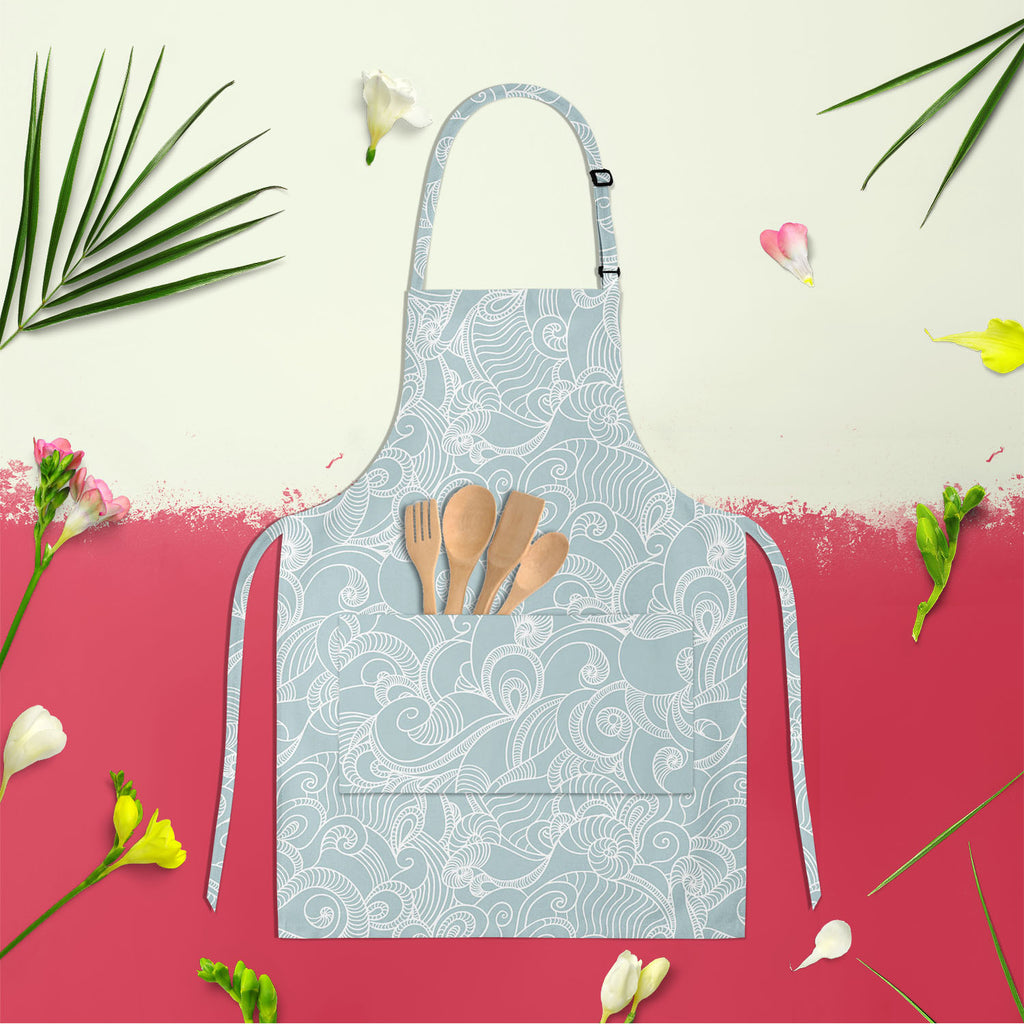 Abstract Wave Apron | Adjustable, Free Size & Waist Tiebacks-Aprons Neck to Knee-APR_NK_KN-IC 5007281 IC 5007281, Abstract Expressionism, Abstracts, Animals, Art and Paintings, Botanical, Digital, Digital Art, Fashion, Floral, Flowers, Graphic, Modern Art, Nature, Patterns, Retro, Scenic, Semi Abstract, Signs, Signs and Symbols, Urban, abstract, wave, apron, adjustable, free, size, waist, tiebacks, pattern, animal, art, backdrop, background, banner, blue, cloud, curly, decor, decoration, design, doodle, ele