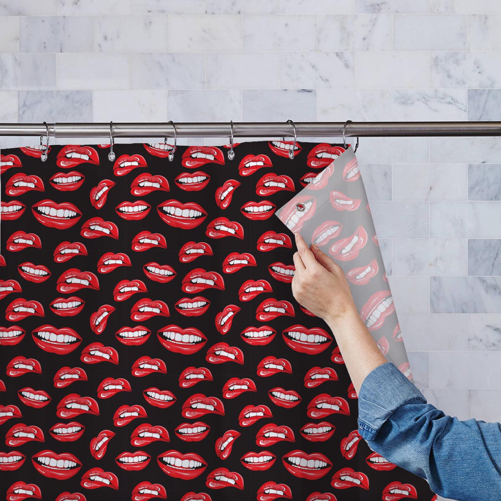 Lips Washable Waterproof Shower Curtain-Shower Curtains-CUR_SH-IC 5007360 IC 5007360, Art and Paintings, Illustrations, Love, Modern Art, Patterns, People, Pop Art, Romance, Signs, Signs and Symbols, lips, washable, waterproof, shower, curtain, pop, art, mouth, modern, background, beauty, color, colorful, cosmetic, design, desire, emotions, female, fun, funny, girl, illustration, kiss, laughter, lipstick, lover, makeup, open, paint, pattern, print, pucker, red, repeat, repetition, seamless, shout, smile, sm