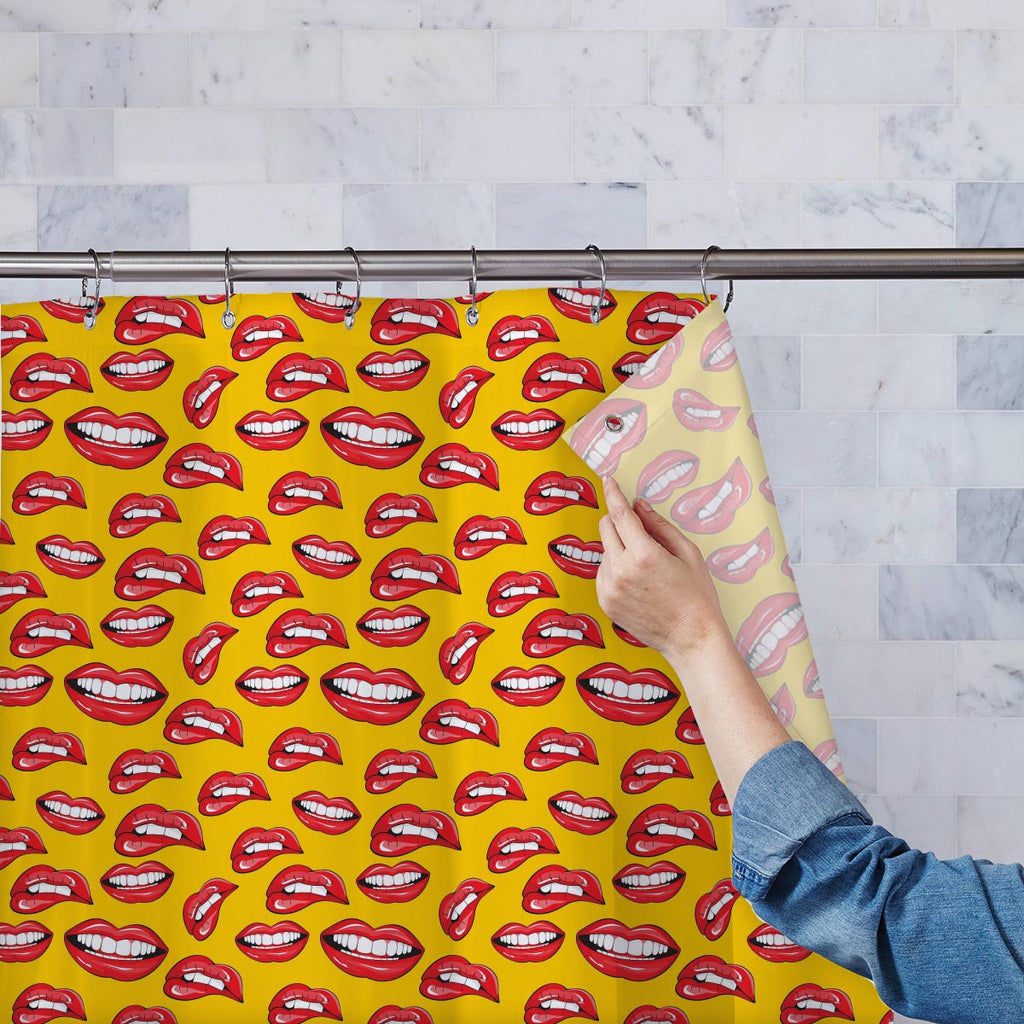 Lips Washable Waterproof Shower Curtain-Shower Curtains-CUR_SH-IC 5007361 IC 5007361, Art and Paintings, Illustrations, Love, Modern Art, Patterns, People, Pop Art, Romance, Signs, Signs and Symbols, lips, washable, waterproof, shower, curtain, pop, art, background, beauty, color, colorful, cosmetic, design, desire, emotions, female, fun, funny, girl, illustration, kiss, laughter, lipstick, lover, makeup, modern, mouth, open, paint, pattern, print, pucker, red, repeat, repetition, seamless, shout, smile, sm