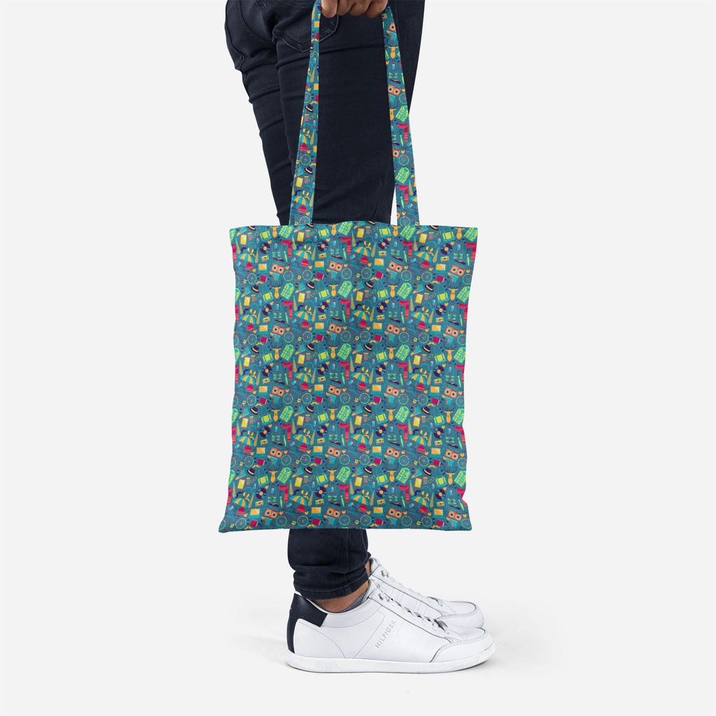 ArtzFolio Hipster Tote Bag Shoulder Purse | Multipurpose-Tote Bags Basic-AZ5007393TOT_RF-IC 5007393 IC 5007393, Ancient, Bikes, Culture, Ethnic, Fashion, Hipster, Historical, Icons, Medieval, Modern Art, Patterns, Retro, Traditional, Tribal, Urban, Vintage, World Culture, tote, bag, shoulder, purse, multipurpose, pattern, artwork, audio, cassette, backdrop, bike, bow, tie, camera, deer, disco, fabric, funky, glasses, hat, headphones, style, icon, laptop, lomo, modern, moleskine, mustache, ornament, paper, p