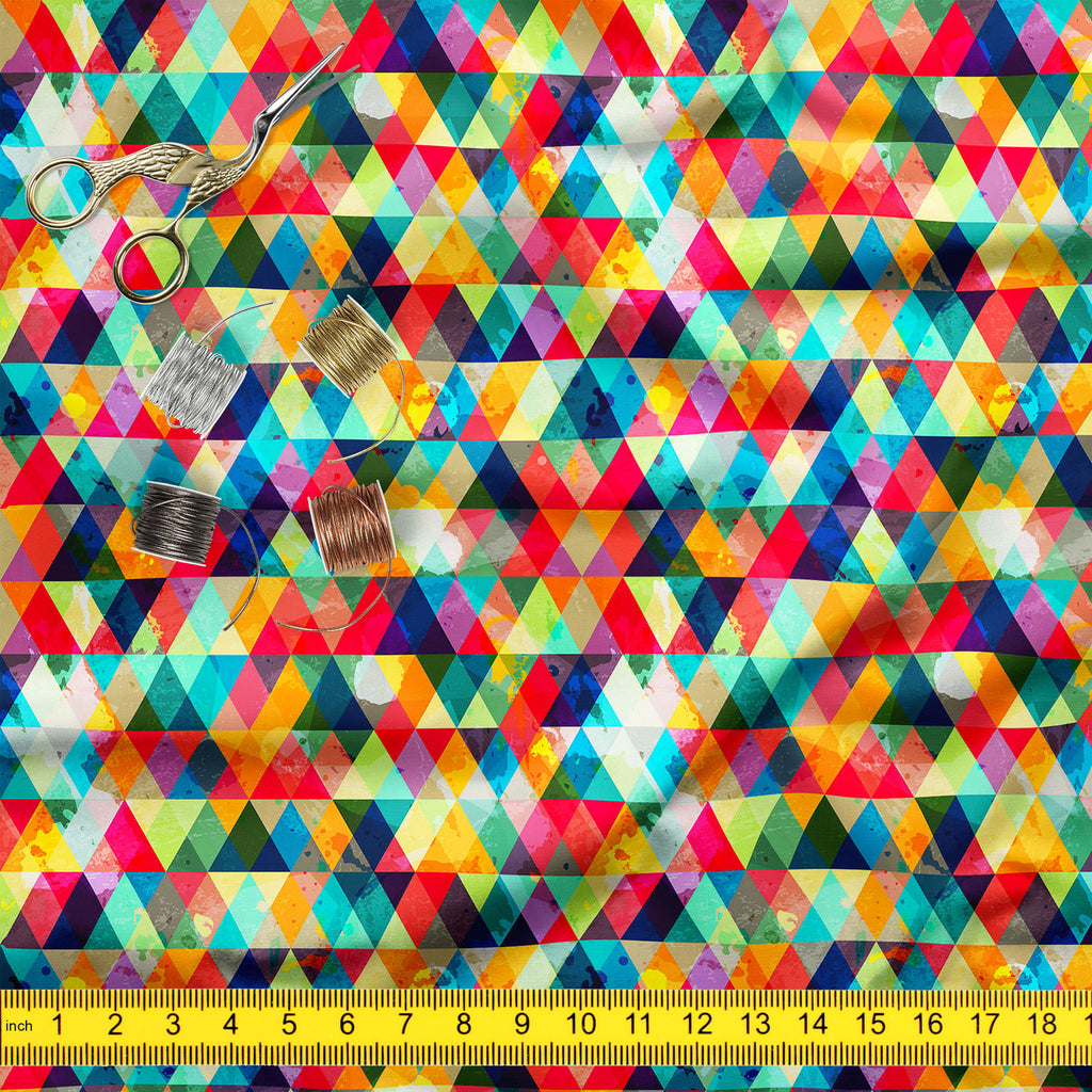 Grunge Triangle D1 Upholstery Fabric by Metre | For Sofa, Curtains, Cushions, Furnishing, Craft, Dress Material-Upholstery Fabrics-FAB_RW-IC 5007427 IC 5007427, Abstract Expressionism, Abstracts, Ancient, Art and Paintings, Culture, Diamond, Digital, Digital Art, Ethnic, Geometric, Geometric Abstraction, Graphic, Hipster, Historical, Illustrations, Medieval, Modern Art, Music, Music and Dance, Music and Musical Instruments, Patterns, Retro, Semi Abstract, Signs, Signs and Symbols, Traditional, Triangles, Tr