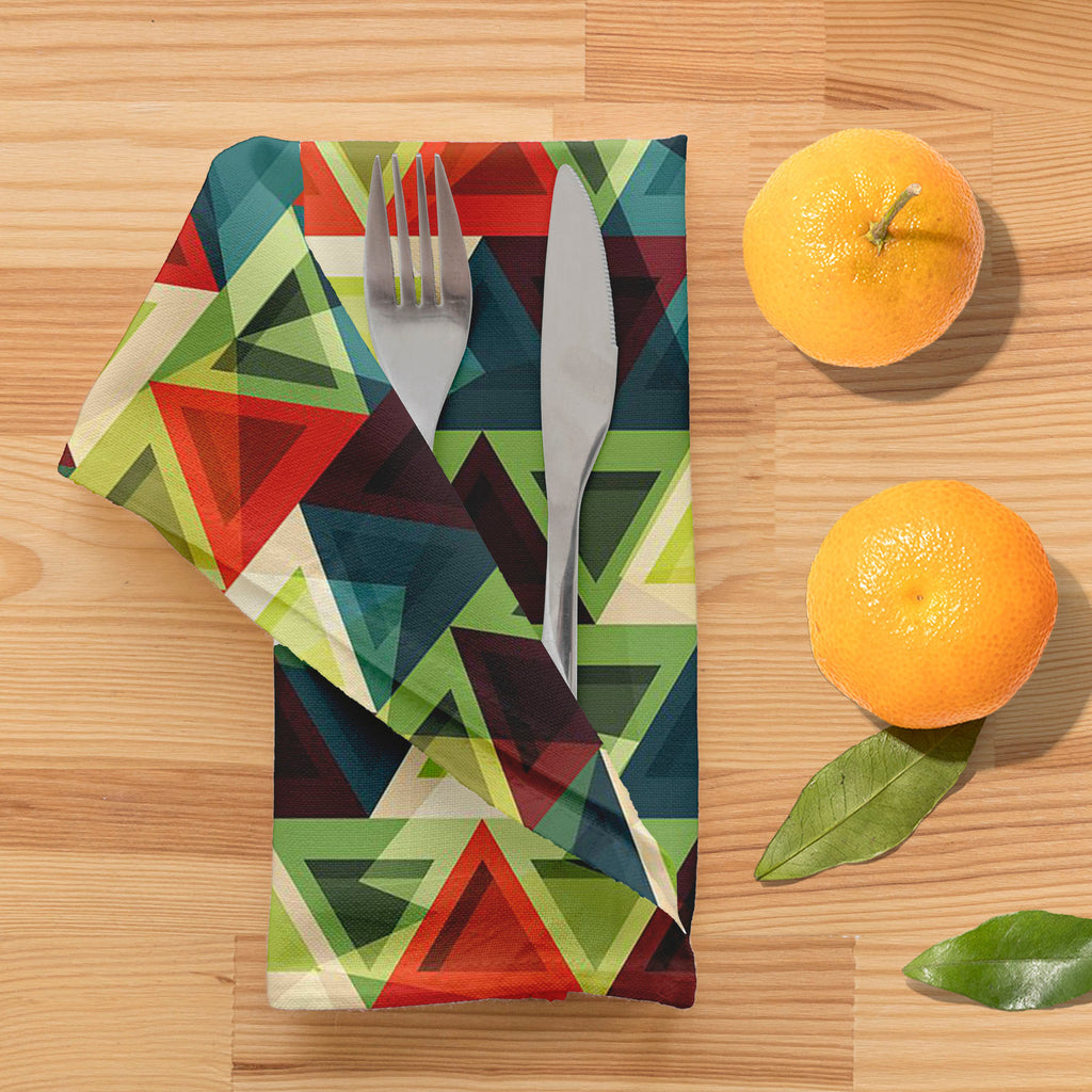 Grunge Triangle D3 Table Napkin-Table Napkins-NAP_TB-IC 5007436 IC 5007436, Abstract Expressionism, Abstracts, African, American, Ancient, Art and Paintings, Aztec, Culture, Decorative, Diamond, Digital, Digital Art, Ethnic, Geometric, Geometric Abstraction, Graphic, Historical, Illustrations, Medieval, Mexican, Modern Art, Patterns, Retro, Semi Abstract, Signs, Signs and Symbols, Traditional, Triangles, Tribal, Vintage, World Culture, grunge, triangle, d3, table, napkin, pattern, mexico, abstract, argyle, 