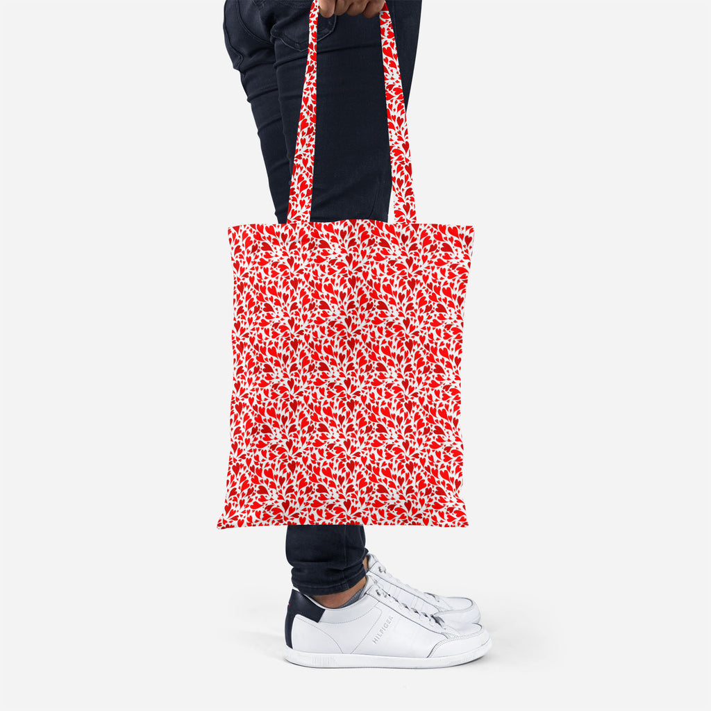 ArtzFolio Valentine Hearts Tote Bag Shoulder Purse | Multipurpose-Tote Bags Basic-AZ5007445TOT_RF-IC 5007445 IC 5007445, Abstract Expressionism, Abstracts, Animated Cartoons, Arrows, Art and Paintings, Black and White, Caricature, Cartoons, Digital, Digital Art, Drawing, Graphic, Hearts, Holidays, Icons, Illustrations, Love, Modern Art, Patterns, Romance, Semi Abstract, Signs, Signs and Symbols, Symbols, White, valentine, tote, bag, shoulder, purse, multipurpose, abstract, arrow, art, background, card, cart