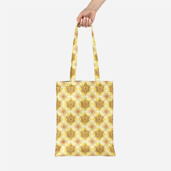 ArtzFolio Ethnic Beige Ornament Tote Bag Shoulder Purse | Multipurpose-Tote Bags Basic-AZ5007462TOT_RF-IC 5007462 IC 5007462, Abstract Expressionism, Abstracts, Allah, Arabic, Art and Paintings, Asian, Botanical, Circle, Cities, City Views, Culture, Drawing, Ethnic, Floral, Flowers, Geometric, Geometric Abstraction, Hinduism, Illustrations, Indian, Islam, Mandala, Nature, Paintings, Patterns, Retro, Semi Abstract, Signs, Signs and Symbols, Symbols, Traditional, Tribal, World Culture, beige, ornament, canvas