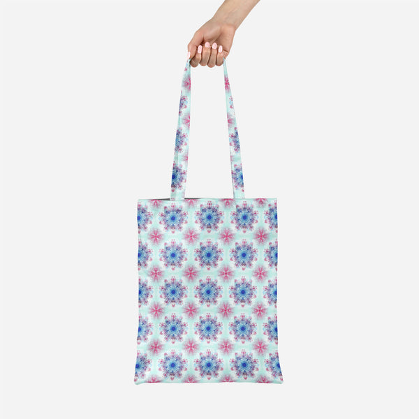 ArtzFolio Ethnic Blue Ornament Tote Bag Shoulder Purse | Multipurpose-Tote Bags Basic-AZ5007463TOT_RF-IC 5007463 IC 5007463, Abstract Expressionism, Abstracts, Allah, Arabic, Art and Paintings, Asian, Botanical, Circle, Cities, City Views, Culture, Drawing, Ethnic, Floral, Flowers, Geometric, Geometric Abstraction, Hinduism, Illustrations, Indian, Islam, Mandala, Nature, Paintings, Patterns, Retro, Semi Abstract, Signs, Signs and Symbols, Symbols, Traditional, Tribal, World Culture, blue, ornament, canvas, 