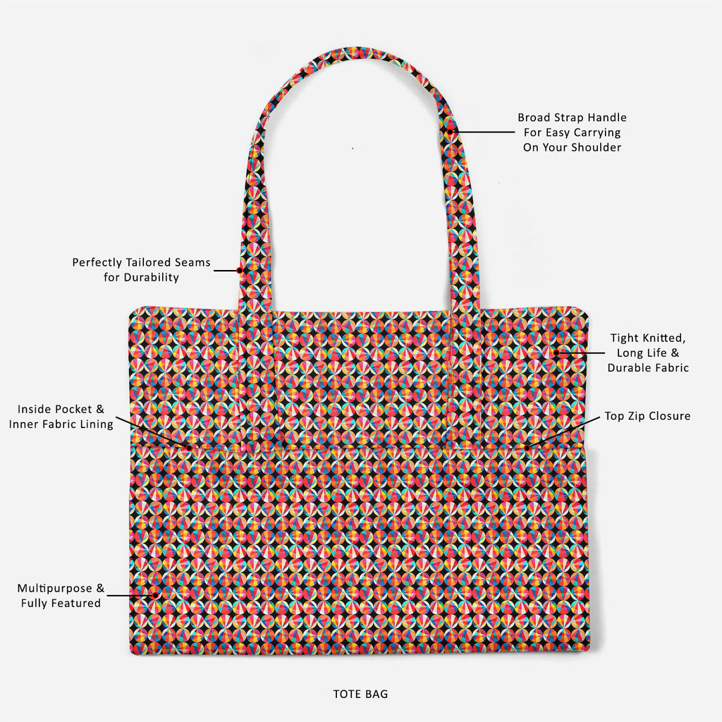 ArtzFolio Geometric Style Tote Bag Shoulder Purse | Multipurpose-Tote –  ArtzFolio.com