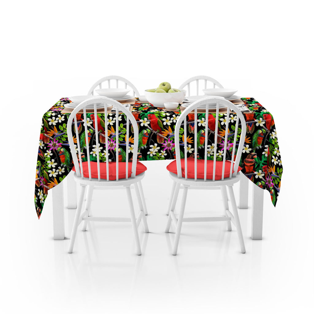 Exotic Birds & Beautiful Flowers Table Cloth Cover-Table Covers-CVR_TB_NR-IC 5007520 IC 5007520, African, Animals, Art and Paintings, Birds, Black and White, Botanical, Drawing, Fashion, Floral, Flowers, Nature, Paintings, Patterns, Pets, Scenic, Signs, Signs and Symbols, Tropical, White, Wildlife, exotic, beautiful, table, cloth, cover, parrot, bird, parrots, jungle, seamless, africa, animal, art, blue, branch, brazil, bright, color, colorful, design, drawn, feather, flora, flower, green, hibiscus, isolate