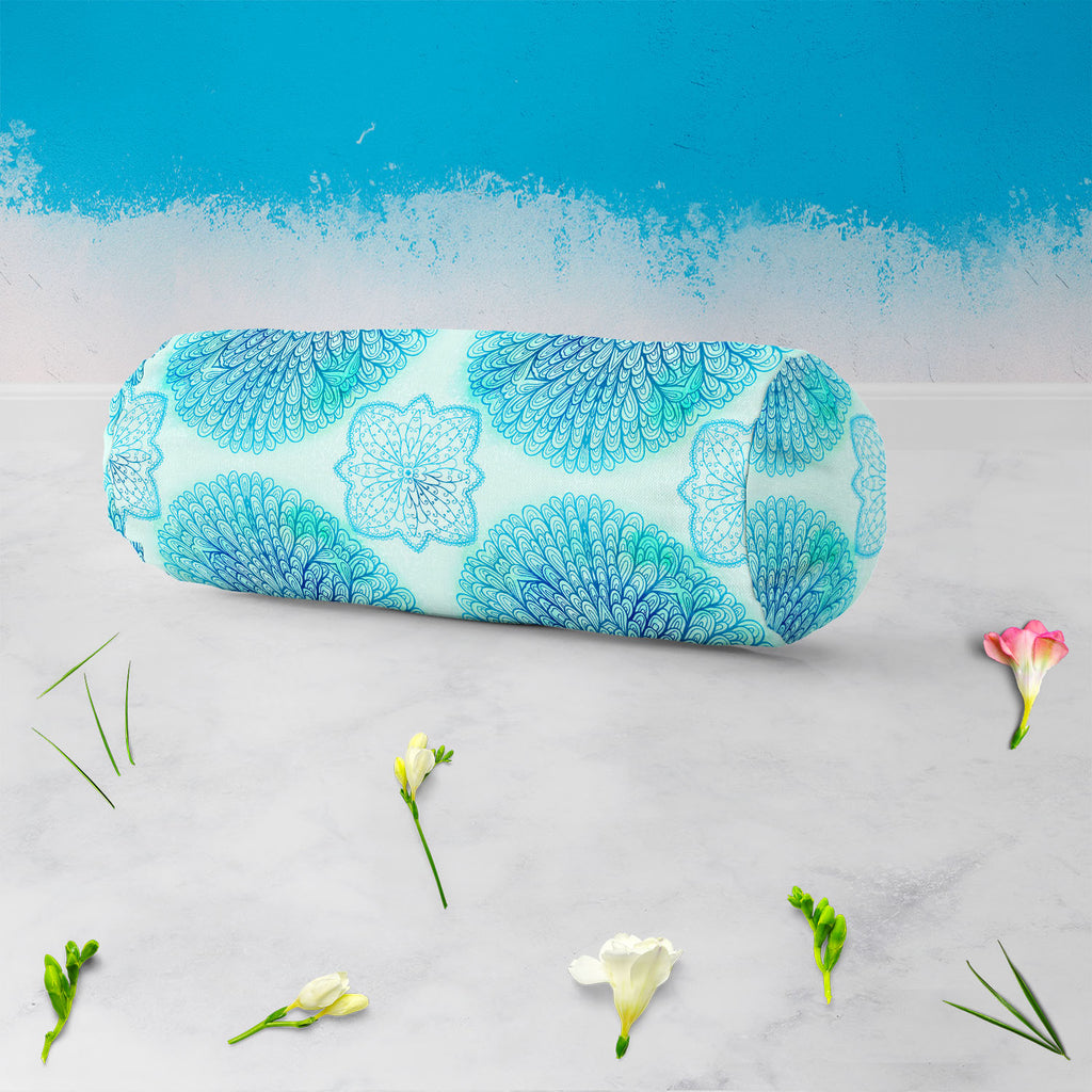 Ethnic Ornament D5 Bolster Cover Booster Cases | Concealed Zipper Opening-Bolster Covers-BOL_CV_ZP-IC 5007550 IC 5007550, Abstract Expressionism, Abstracts, Allah, Arabic, Art and Paintings, Asian, Botanical, Circle, Cities, City Views, Culture, Drawing, Ethnic, Floral, Flowers, Geometric, Geometric Abstraction, Hinduism, Illustrations, Indian, Islam, Mandala, Nature, Paintings, Patterns, Retro, Semi Abstract, Signs, Signs and Symbols, Symbols, Traditional, Tribal, World Culture, ornament, d5, bolster, cove