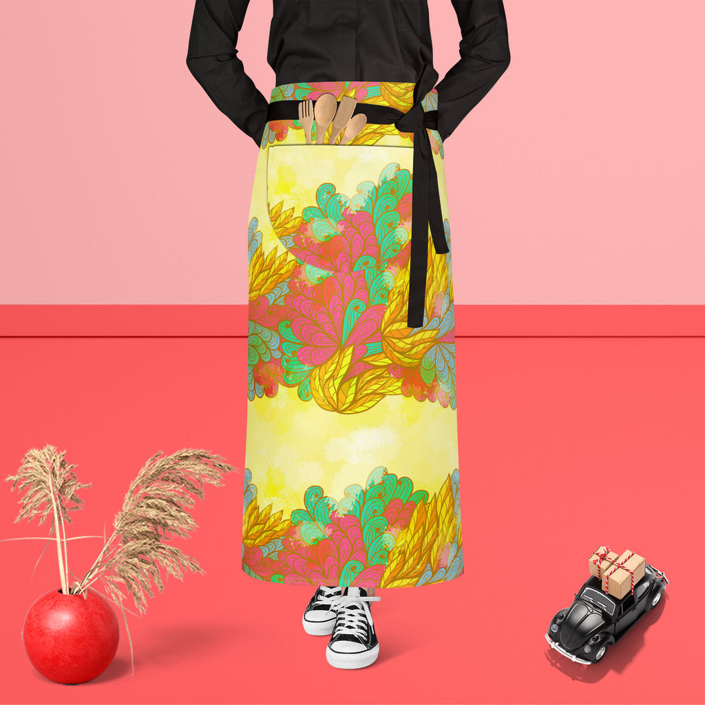 Nature Elements Apron | Adjustable, Free Size & Waist Tiebacks-Aprons Waist to Feet-APR_WS_FT-IC 5007601 IC 5007601, Abstract Expressionism, Abstracts, Ancient, Art and Paintings, Botanical, Digital, Digital Art, Drawing, Fashion, Floral, Flowers, Graphic, Historical, Illustrations, Medieval, Nature, Paintings, Patterns, Retro, Scenic, Semi Abstract, Signs, Signs and Symbols, Symbols, Vintage, elements, apron, adjustable, free, size, waist, tiebacks, abstract, art, background, beautiful, beauty, blue, card,