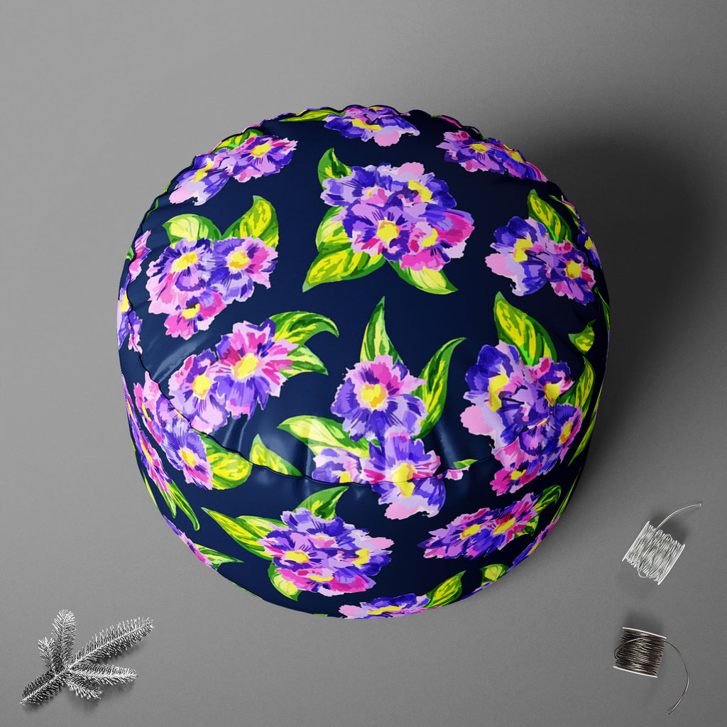 Watercolor Flower Footstool Footrest Puffy Pouffe Ottoman Bean Bag | Canvas Fabric-Footstools-FST_CB_BN-IC 5007620 IC 5007620, Abstract Expressionism, Abstracts, Ancient, Art and Paintings, Botanical, Decorative, Digital, Digital Art, Drawing, Fashion, Floral, Flowers, Graphic, Historical, Illustrations, Medieval, Nature, Patterns, Retro, Scenic, Seasons, Semi Abstract, Signs, Signs and Symbols, Tropical, Vintage, Watercolour, watercolor, flower, footstool, footrest, puffy, pouffe, ottoman, bean, bag, canva