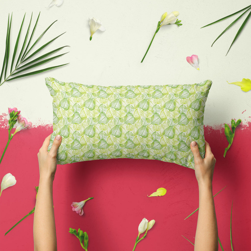 Floral & Leaves Pillow Cover Case-Pillow Cases-PIL_CV-IC 5007644 IC 5007644, Art and Paintings, Botanical, Floral, Flowers, Nature, Patterns, Retro, Scenic, Signs, Signs and Symbols, Urban, leaves, pillow, cover, case, abstract, background, art, design, blossom, blue, color, curly, decor, decoration, doodle, element, endless, fabric, flower, forest, funky, green, leaf, linear, mess, old, ornament, ornamental, ornate, petal, print, repeat, seamless, pattern, silhouette, spring, summer, swirl, tangled, templa