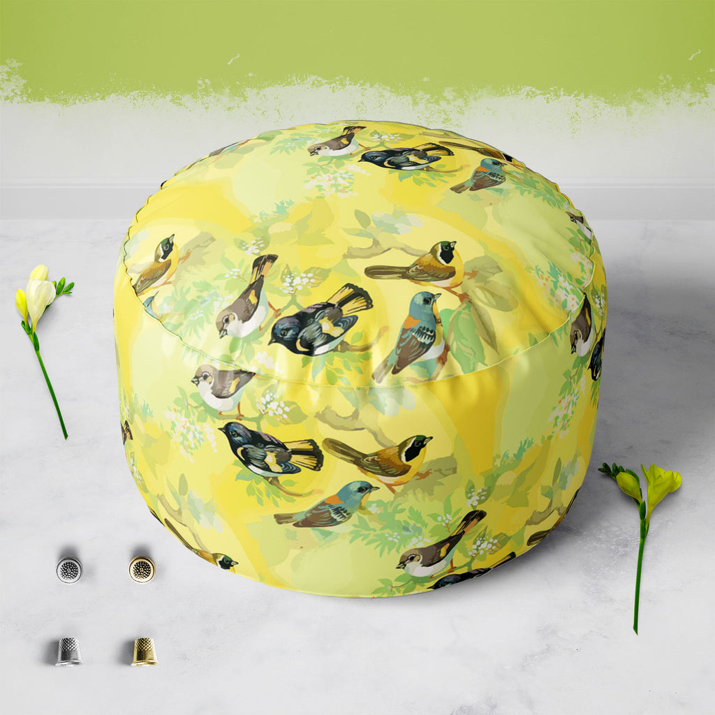 Summer Flowers D1 Footstool Footrest Puffy Pouffe Ottoman Bean Bag | Canvas Fabric-Footstools-FST_CB_BN-IC 5007657 IC 5007657, Abstract Expressionism, Abstracts, Ancient, Art and Paintings, Birds, Black and White, Botanical, Digital, Digital Art, Drawing, Floral, Flowers, Graphic, Historical, Illustrations, Medieval, Nature, Patterns, Retro, Scenic, Semi Abstract, Signs, Signs and Symbols, Tropical, Vintage, Watercolour, White, summer, d1, footstool, footrest, puffy, pouffe, ottoman, bean, bag, canvas, fabr