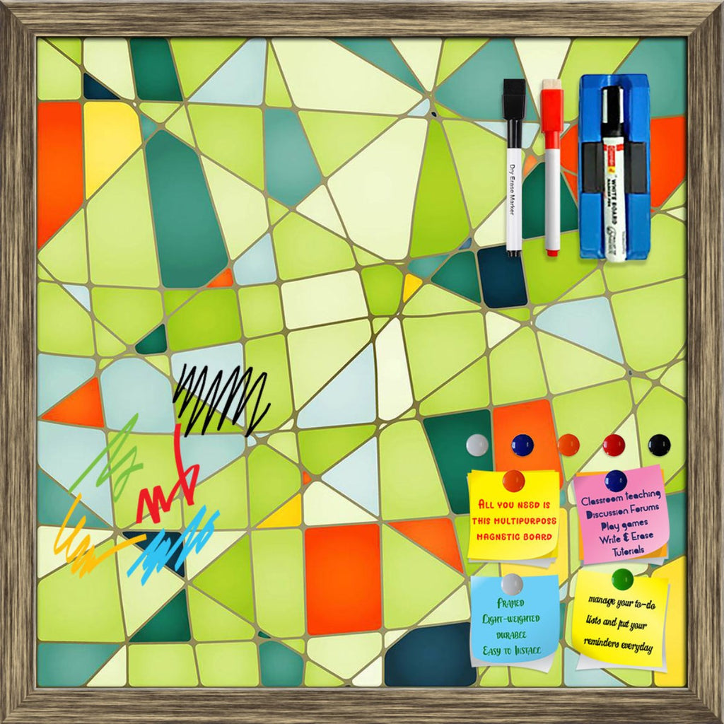 Abstract Mosaic Framed Magnetic Dry Erase Board | Combo with Magnet Buttons & Markers-Magnetic Boards Framed-MGB_FR-IC 5007908 IC 5007908, Abstract Expressionism, Abstracts, Art and Paintings, Digital, Digital Art, Geometric, Geometric Abstraction, Graphic, Illustrations, Marble and Stone, Modern Art, Patterns, Retro, Semi Abstract, Signs, Signs and Symbols, Stripes, Triangles, abstract, mosaic, framed, magnetic, dry, erase, board, printed, whiteboard, with, 4, magnets, 2, markers, 1, duster, art, backdrop,
