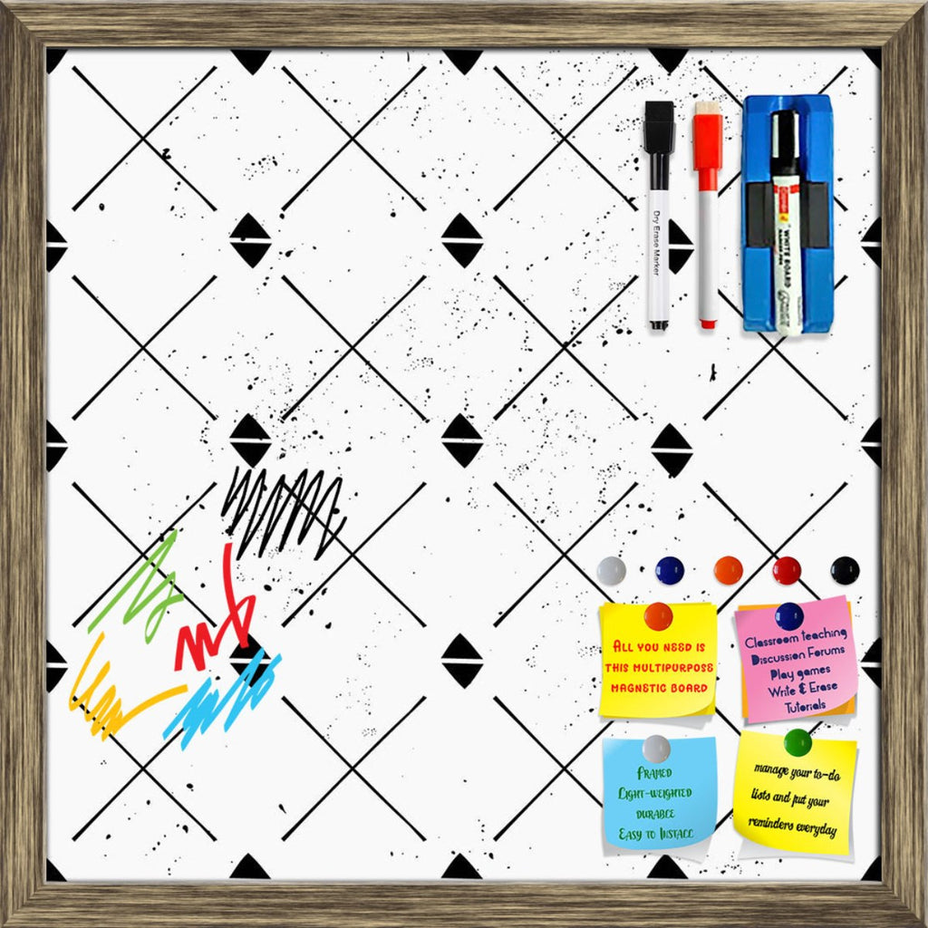 Hand Drawn Diamond Shapes And Lines D2 Framed Magnetic Dry Erase Board | Combo with Magnet Buttons & Markers-Magnetic Boards Framed-MGB_FR-IC 5007976 IC 5007976, Abstract Expressionism, Abstracts, Ancient, Black, Black and White, Diamond, Digital, Digital Art, Geometric, Geometric Abstraction, Graphic, Hipster, Historical, Illustrations, Medieval, Patterns, Semi Abstract, Signs, Signs and Symbols, Triangles, Vintage, hand, drawn, shapes, and, lines, d2, framed, magnetic, dry, erase, board, printed, whiteboa