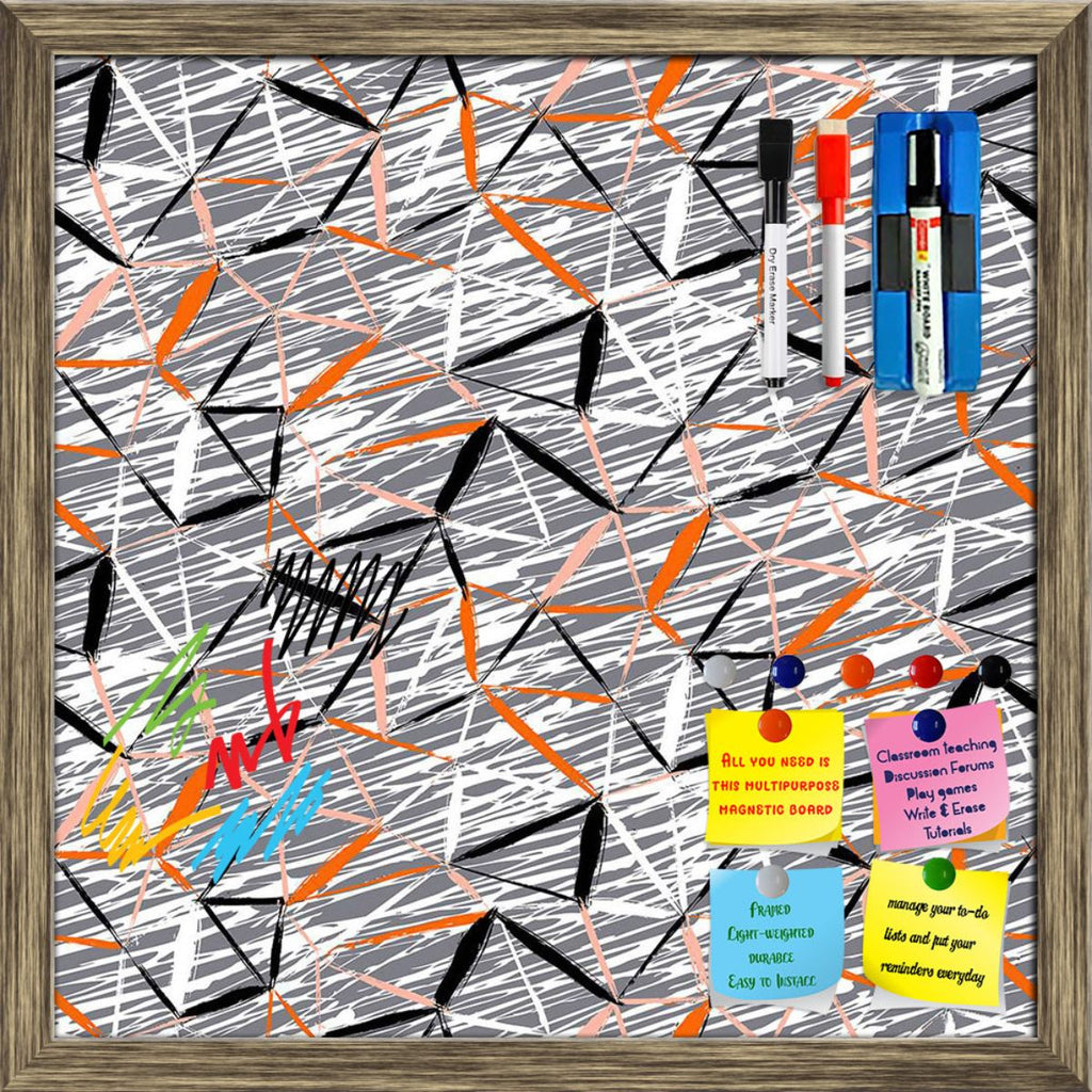 Diagonal Brushstrokes Plaid Pattern Framed Magnetic Dry Erase Board | Combo with Magnet Buttons & Markers-Magnetic Boards Framed-MGB_FR-IC 5008129 IC 5008129, African, Art and Paintings, Aztec, Bohemian, Brush Stroke, Chevron, Culture, Diamond, Ethnic, Fashion, Geometric, Geometric Abstraction, Graffiti, Hand Drawn, Illustrations, Patterns, Plaid, Retro, Signs, Signs and Symbols, Stripes, Traditional, Triangles, Tribal, Watercolour, World Culture, diagonal, brushstrokes, pattern, framed, magnetic, dry, eras