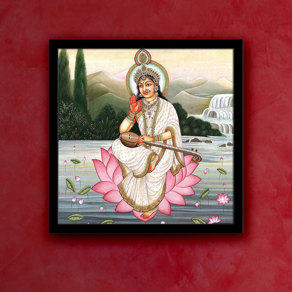 Poster Maa Saraswati Beautiful Sketch Photo Picture Series14 sl492 (Plastic  Large Wall Poster, 36x24 Inches, Multicolor) Fine Art Print - Art &  Paintings posters in India - Buy art, film, design, movie,